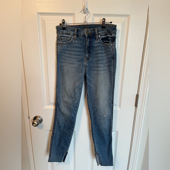 KUT From The Kloth High Rise Fab Ab Ankle Skinny Jean - Picture 1 of 5